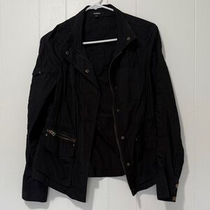 EXPRESS Black Jacket with brass Buttons
